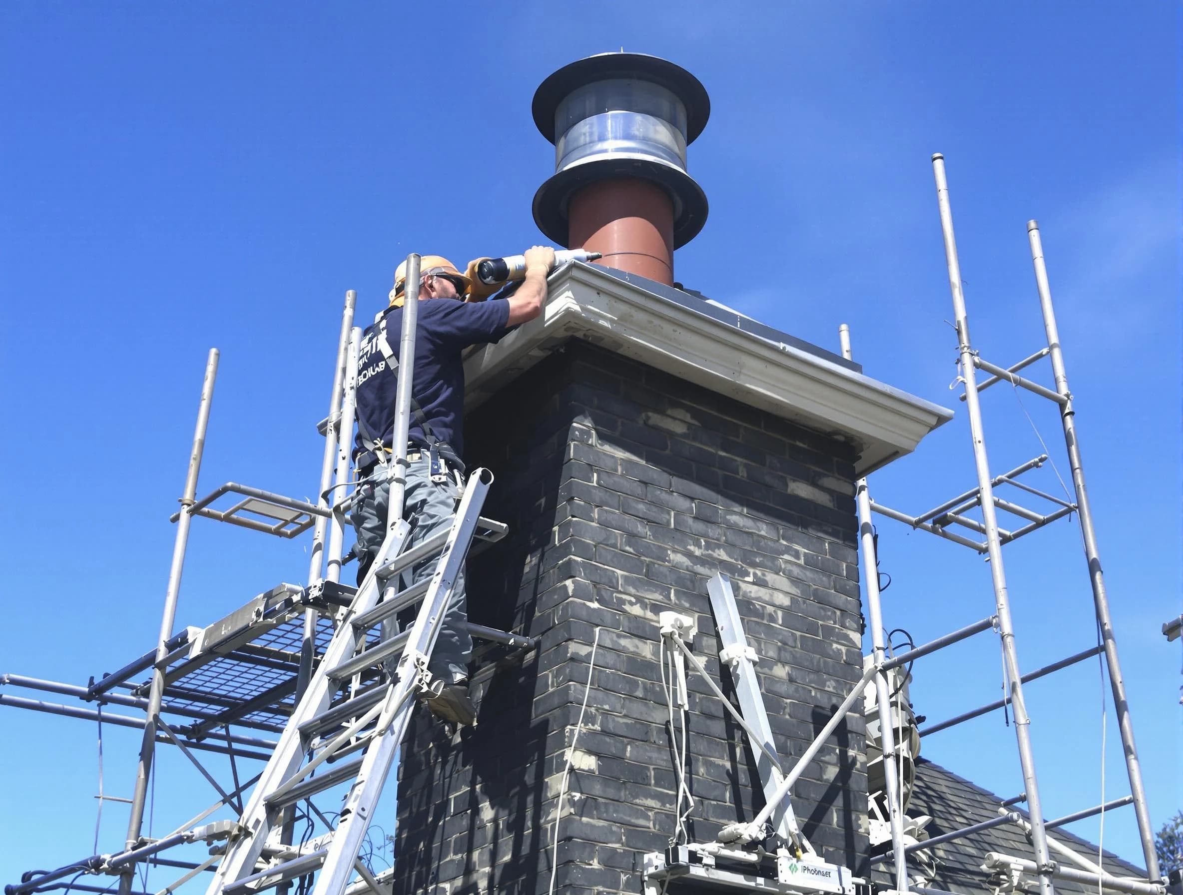 Sturdy chimney crown finished by Clarkstown Chimney Sweep in Clarkstown, NY