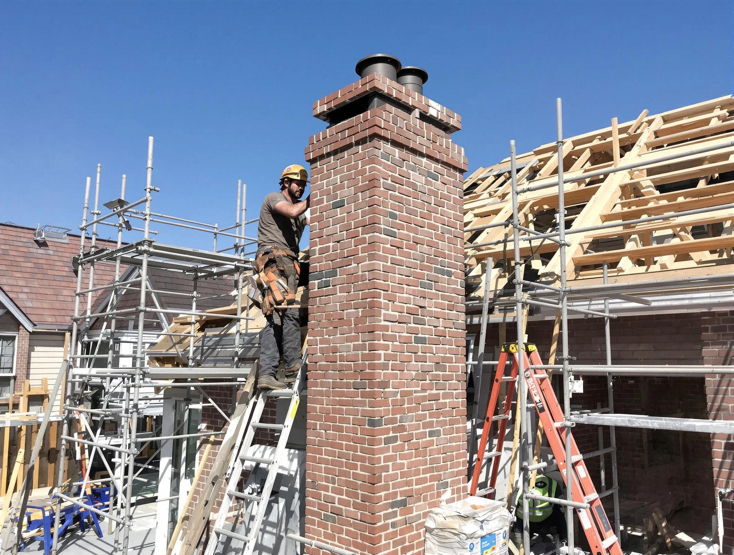 New chimney installation completed by Clarkstown Chimney Sweep in Clarkstown, NY