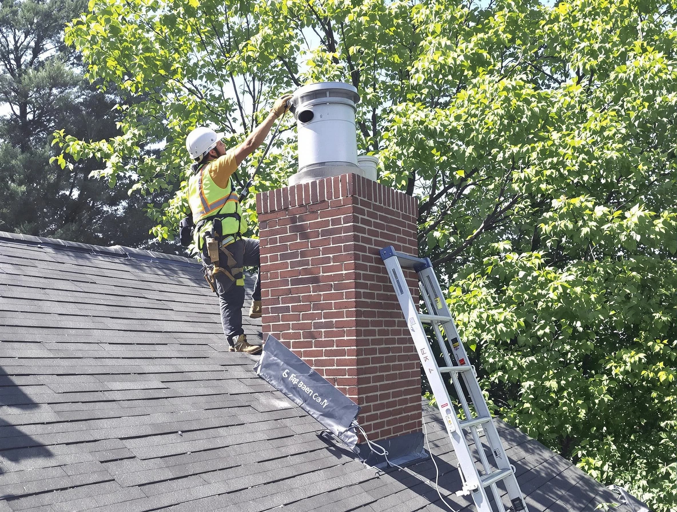 Chimney liner inspection by Clarkstown Chimney Sweep in Clarkstown, NY