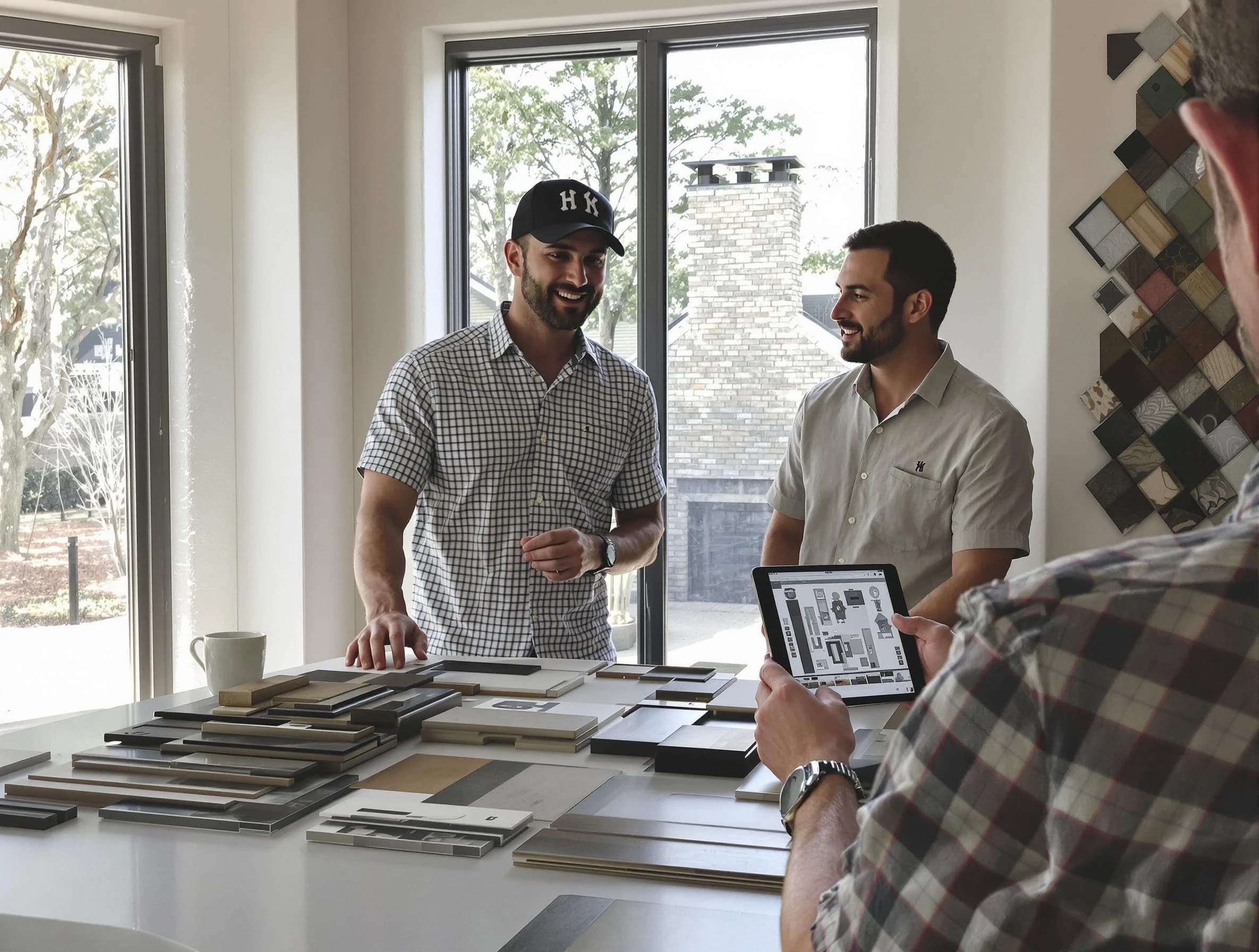 Clarkstown Chimney Sweep remodeling a chimney and fireplace in Clarkstown, NY