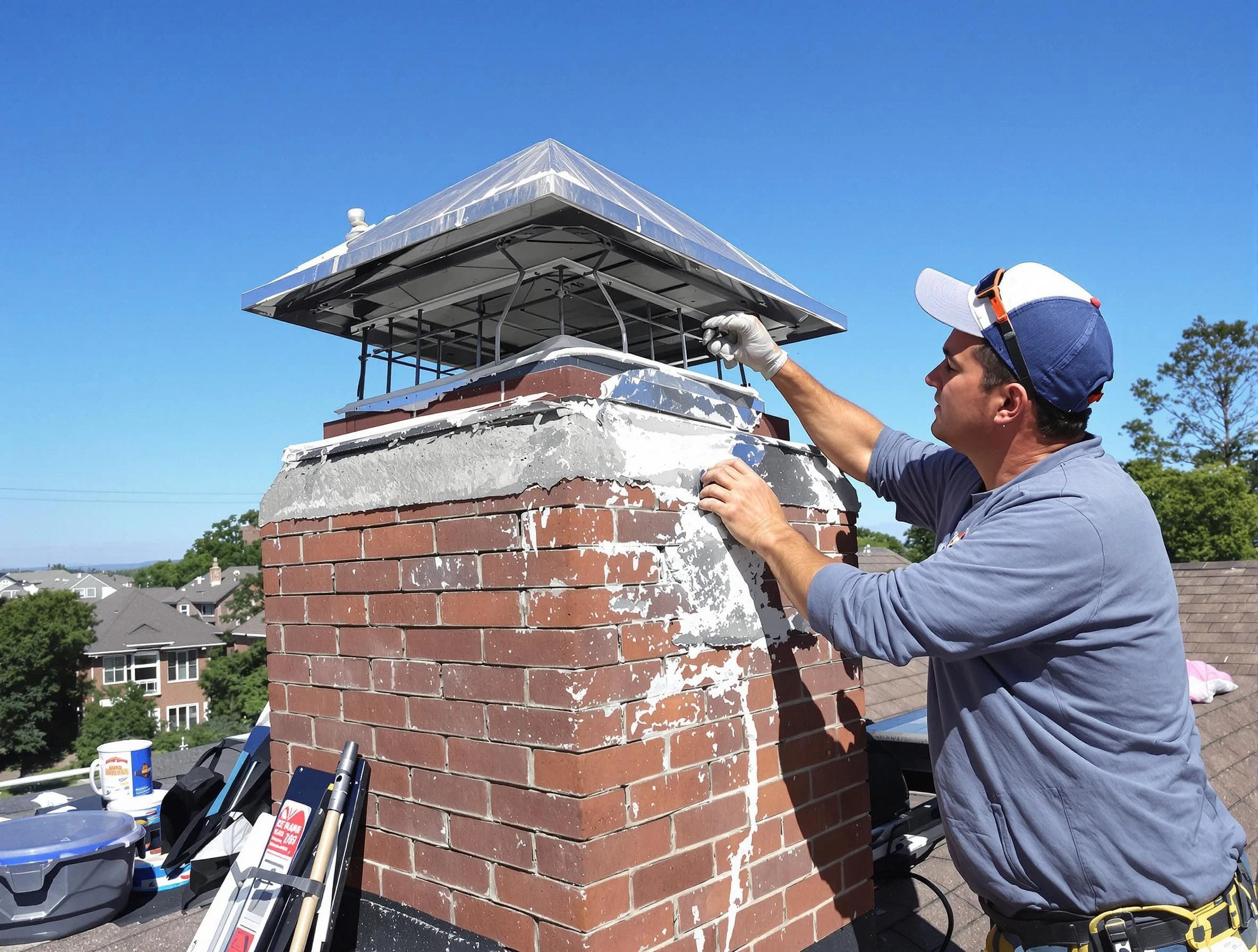 Chimney Crown Services service in Clarkstown, NY